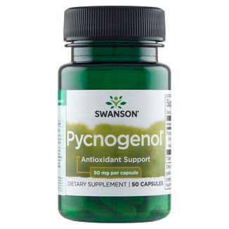 Swanson, Pycnogenol 50 mg, ekstrakt z kory francuskiej sosny nadmorskiej, 50 kapsułek - zdjęcie produktu