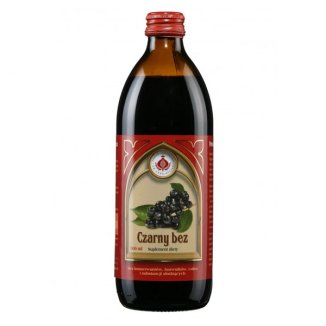 Produkty Bonifraterskie Czarny Bez, sok z owoców z dodatkiem witaminy C, 500 ml - zdjęcie produktu