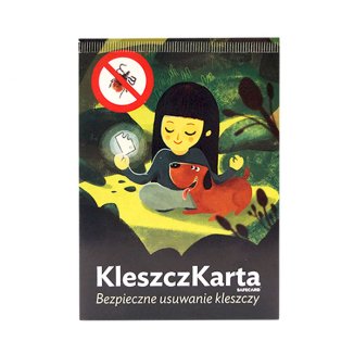 KleszczKarta Safecard, karta do bezpiecznego usuwania kleszczy, przezroczysta, 1 sztuka USZKODZONE OPAKOWANIE - zdjęcie produktu