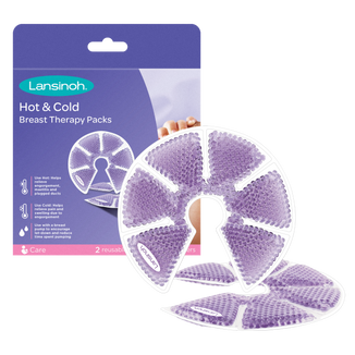Lansinoh Hot & Cold, kompresy żelowe na piersi 3w1, 2 sztuki USZKODZONE OPAKOWANIE - zdjęcie produktu
