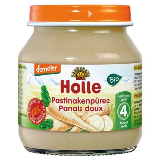 Holle, Danie BIO Przecier z pasternaka, po 4 miesiącu, 125 g - zdjęcie produktu