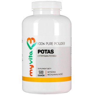 MyVita Potas, cytrynian potasu, 500 g - zdjęcie produktu