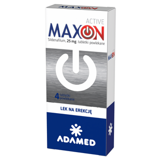 MaxON Active 25 mg, 4 tabletki powlekane - zdjęcie produktu