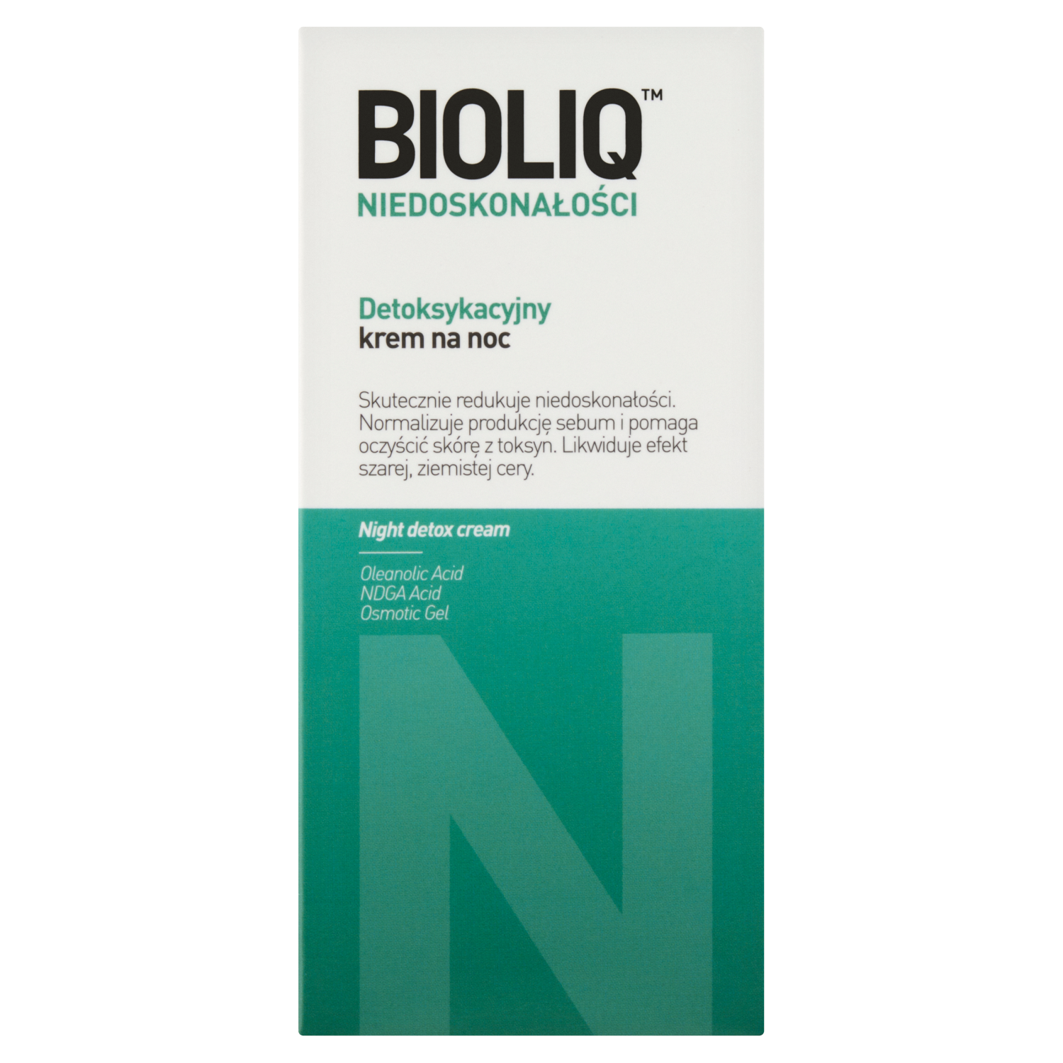 Bioliq Bioliq Specialist Niedoskonałości, krem na noc detoksykacyjny, 30 ml