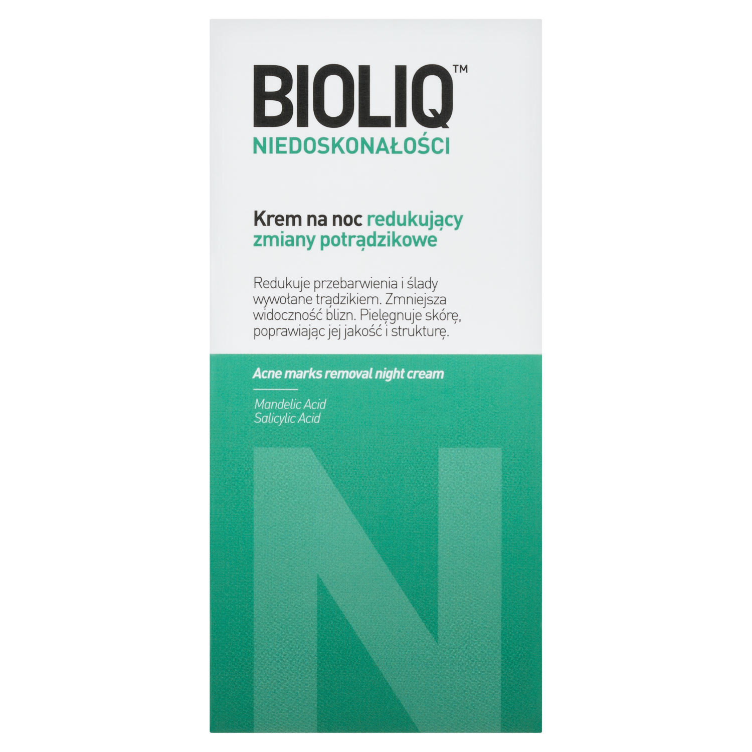 Bioliq Bioliq Specialist Niedoskonałości, krem na noc redukujący zmiany potrądzikowe, 30 ml