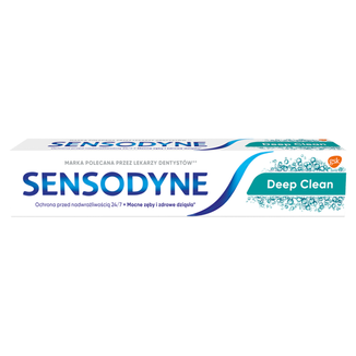 Sensodyne Deep Clean, pasta do zębów wrażliwych, 75 ml - zdjęcie produktu