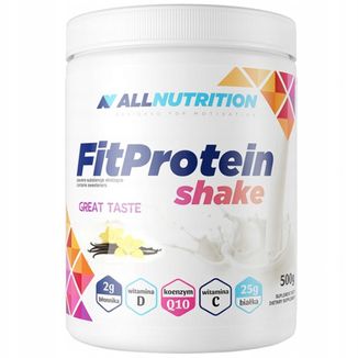 Allnutrition FitProtein Shake, smak waniliowy, 500 g - zdjęcie produktu