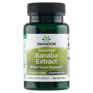 Swanson GlucoHelp Banaba Extract, 60 kapsułek - zdjęcie produktu