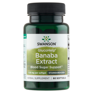 Swanson GlucoHelp Banaba Extract, 60 kapsułek - zdjęcie produktu