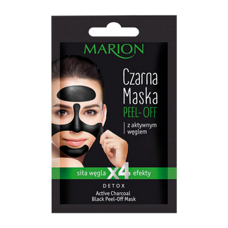 Marion Peel Off, czarna maska z aktywnym węglem, 6 g - zdjęcie produktu