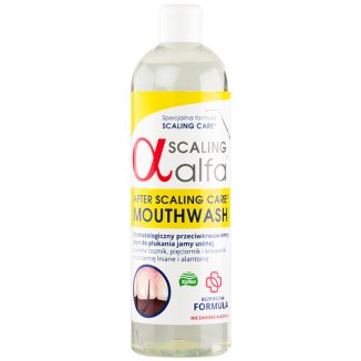 Alfa Scaling, stomatologiczny przeciwkrwawienny płyn do płukania jamy ustnej, 500 ml - zdjęcie produktu