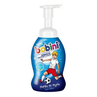 Bobini, pianka do mycia rączek, buzi i ciała, Super Piłkarz, 300 ml - zdjęcie produktu
