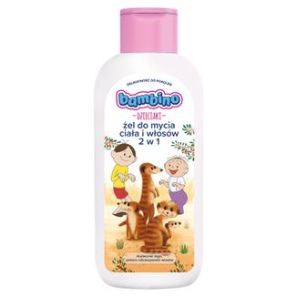 Bambino Dzieciaki, żel do mycia ciała i włosów 2w1, Bolek i Lolek i surykatki, od 1 roku, 400 ml - zdjęcie produktu
