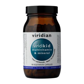 Viridian Viridikid Multivitamin & Mineral, witaminy i minerały dla dzieci, 90 kapsułek - zdjęcie produktu