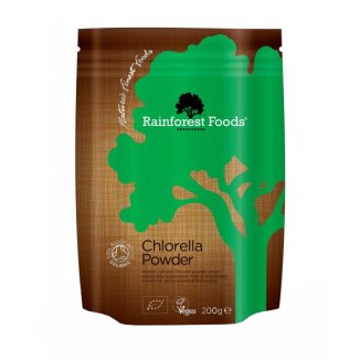 Rainforest Foods Chlorella BIO, 200 g - zdjęcie produktu