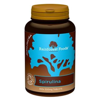 Rainforest Foods Spirulina BIO 500 mg, 300 tabletek KRÓTKA DATA - zdjęcie produktu