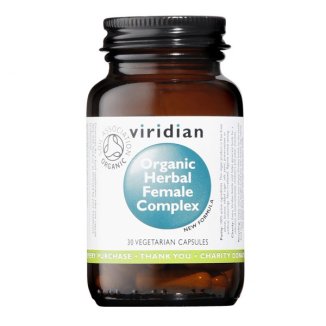 Viridian Organic Herbal Female Complex, ekologiczny kompleks ziół dla kobiet 30 kapsułek - zdjęcie produktu