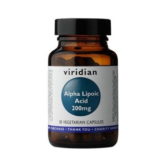 Viridian, kwas Alfa liponowy, 30 kapsułki - zdjęcie produktu