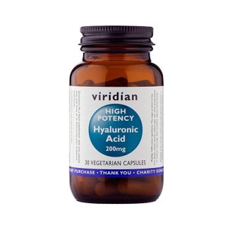 Viridian, Kwas hialuronowy 200 mg, 30 kapsułek - zdjęcie produktu