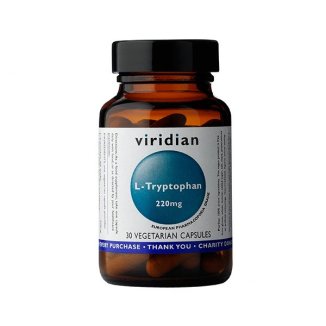 Viridian L-Tryptophan 220 mg, 30 kapsułek - zdjęcie produktu