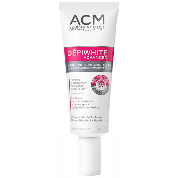Nieznana ACM Depiwhite Advanced, krem depigmentujący, skóra z przebarwieniami, 40 ml
