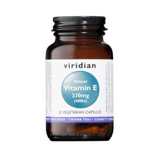 Viridian, Witamina E 330 mg, 30 kapsułek - zdjęcie produktu