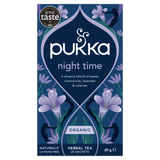 Pukka Night Time Organic, herbatka ziołowa z owsem lawendą i lipą, 1 g x 20 saszetek - miniaturka zdjęcia produktu