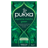 Pukka Supreme Matcha Green Organic, herbata zielona z Matcha, 1,5 g x 20 saszetek - miniaturka zdjęcia produktu
