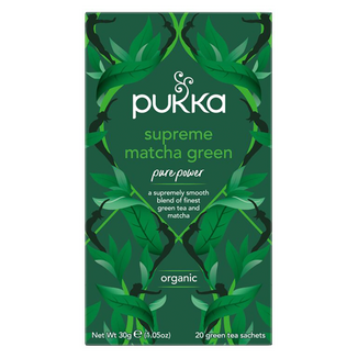 Pukka Supreme Matcha Green Organic, herbata zielona z Matcha, 1,5 g x 20 saszetek - zdjęcie produktu