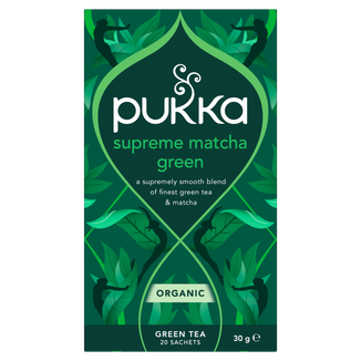 Pukka Supreme Matcha Green Organic, herbata zielona z Matcha, 1,5 g x 20 saszetek Pukka Supreme Matcha Green Organic, herbata zielona z Matcha, 1,5 g x 20 saszetek - zdjęcie produktu