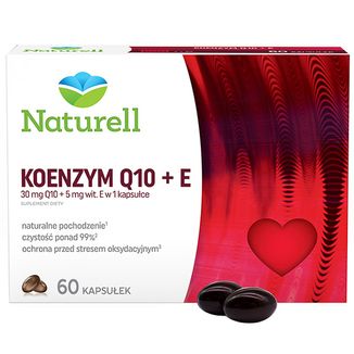 Naturell, Koenzym Q-10 30 mg + Witamina E, 60 kapsułek - zdjęcie produktu