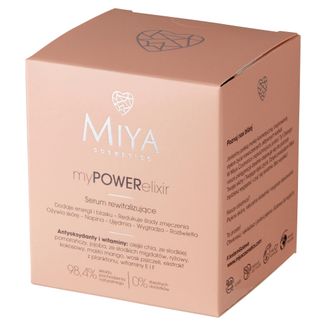 Miya myPOWERelixir, serum rewitalizujące do twarzy, 50 ml - zdjęcie produktu