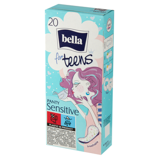 Bella Panty for Teens, wkładki higieniczne, Sensitive, 20 sztuk - zdjęcie produktu