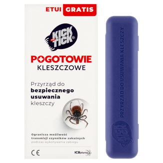 Kick the Tick, przyrząd do bezpiecznego usuwania kleszczy, 1 sztuka USZKODZONE OPAKOWANIE - zdjęcie produktu