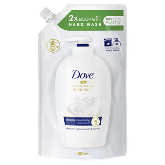Dove, mydło w płynie, Deeply Nourishing, zapas, 500 ml - zdjęcie produktu