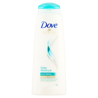 Dove, Nutritive Solutions Daily Moisture, szampon i odżywka 2w1, do włosów normalnych, 400 ml - zdjęcie produktu