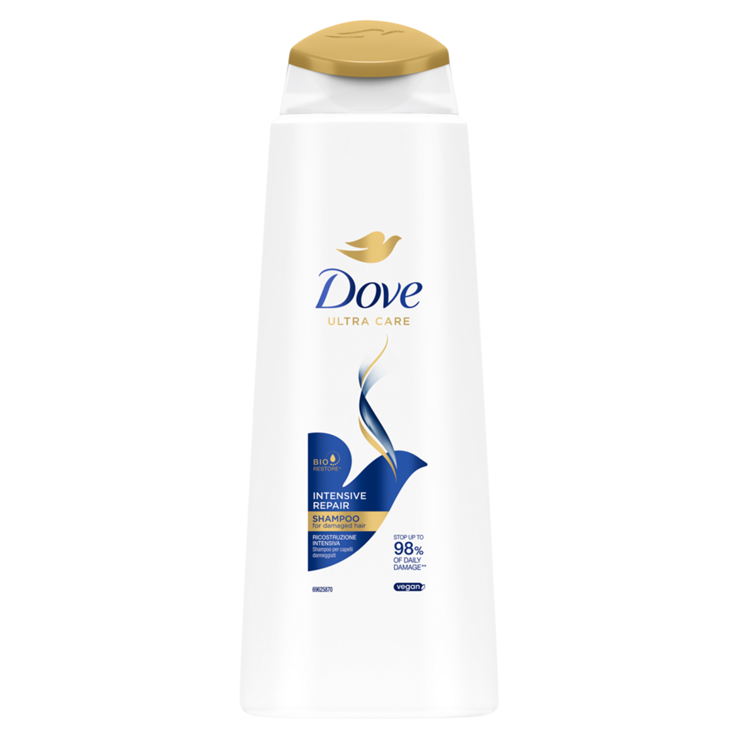 Dove Dove, Nutritive Solutions Intensive Repair, szampon do włosów zniszczonych, 400 ml