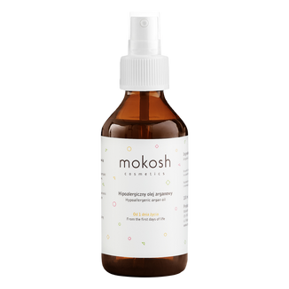 Mokosh, hipoalergiczny olej arganowy dla niemowląt i dzieci od 1 dnia życia, 100 ml - zdjęcie produktu