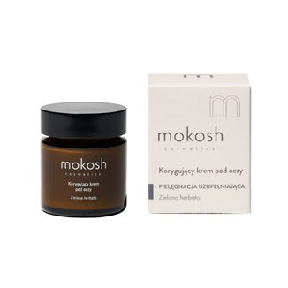 Mokosh, korygujacy krem pod oczy, zielona herbata, 30 ml - zdjęcie produktu