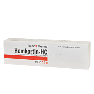Hemkortin-HC 5 mg + 5 mg, maść doodbytnicza, 30 g - zdjęcie produktu