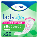 Tena Lady Slim, wkładki urologiczne, Mini, 20 sztuk - miniaturka zdjęcia produktu