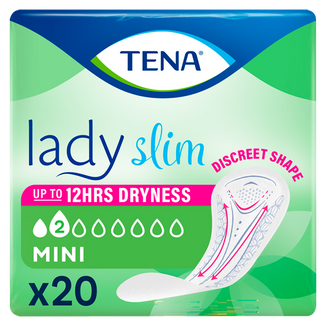 Tena Lady Slim, wkładki urologiczne, Mini, 20 sztuk - zdjęcie produktu
