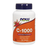 Now Foods C-1000, witamina C + dzika róża, 100 tabletek - miniaturka zdjęcia produktu