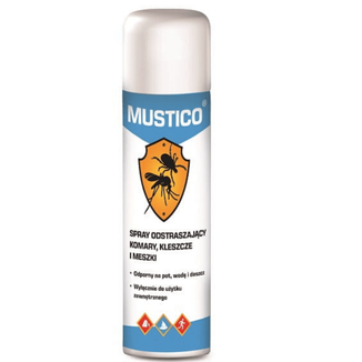 Mustico, spray odstraszający komary, kleszcze i meszki, z DEET, 100 ml - zdjęcie produktu