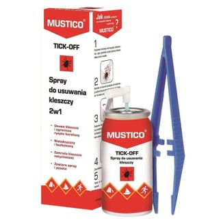 Mustico Tick-Off, spray do usuwania kleszczy 2w1, 8 ml - zdjęcie produktu