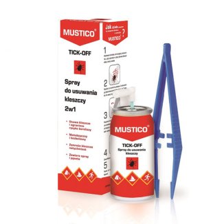 Mustico Tick-Off, spray do usuwania kleszczy 2w1, 8 ml - zdjęcie produktu