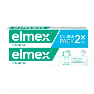 Elmex, pasta do zębów Sensitive, 2 x 75 ml - zdjęcie produktu