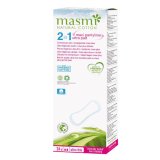 Masmi Natural Cotton, podpaski higieniczne z bawełny organicznej, 2w1 Soft, ultrachłonne, 24 sztuki - miniaturka zdjęcia produktu