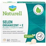 Naturell Selen Organiczny + E, 60 tabletek rozgryzania i żucia - miniaturka zdjęcia produktu