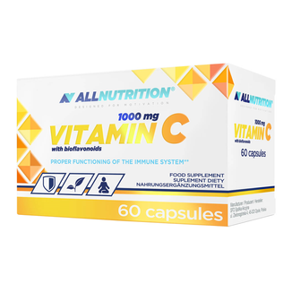 Allnutrition Vitamin C 1000 mg, witamina C + bioflawonoidy, 60 kapsułek KRÓTKA DATA - zdjęcie produktu